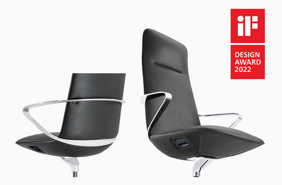 Bekroond Scada Leather Executive Chair